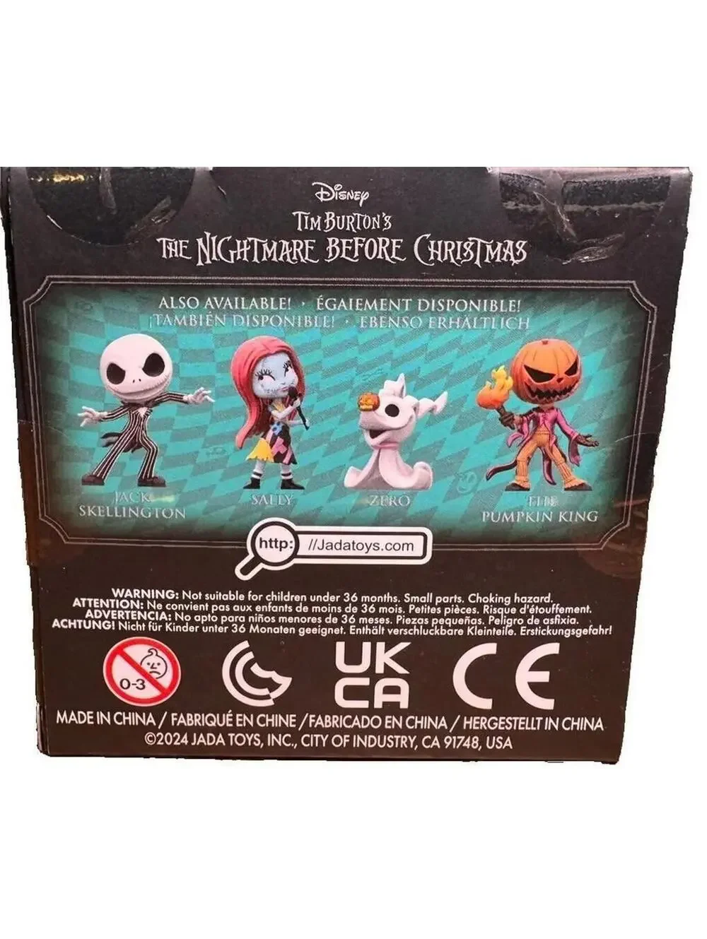 METALFIGS The Nightmare Before Christmas Figures Set Of 4 NEW Diecast Jack Sally